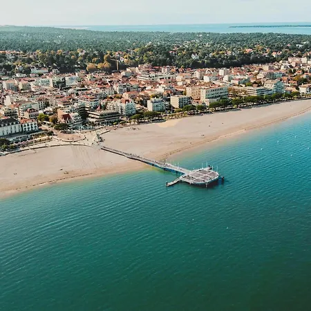 T4 Duplex Centre Arcachon, Terrasse Sud, Proche Et Commerces, Parking Inclus - Fr-1-474-3 公寓